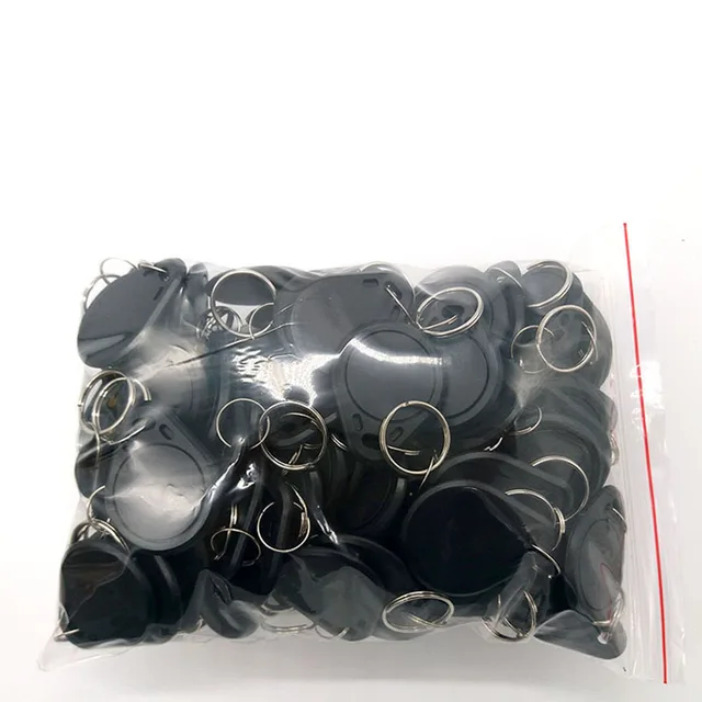 100pcs UID RFID Tag keyfob for 13.56MHz Writable Block 0 HF ISO14443A Used to Copy Cards 2