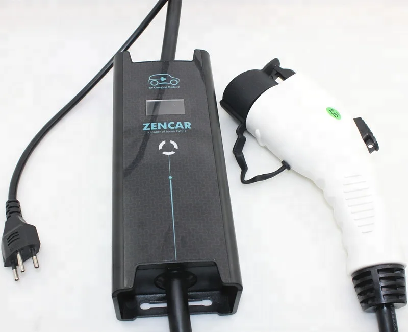 

iec 62196 TYPE 2 PORTABLE MODE 2 plug T13 EVSE CHARGER (6A 8A 10A 13A) 5M