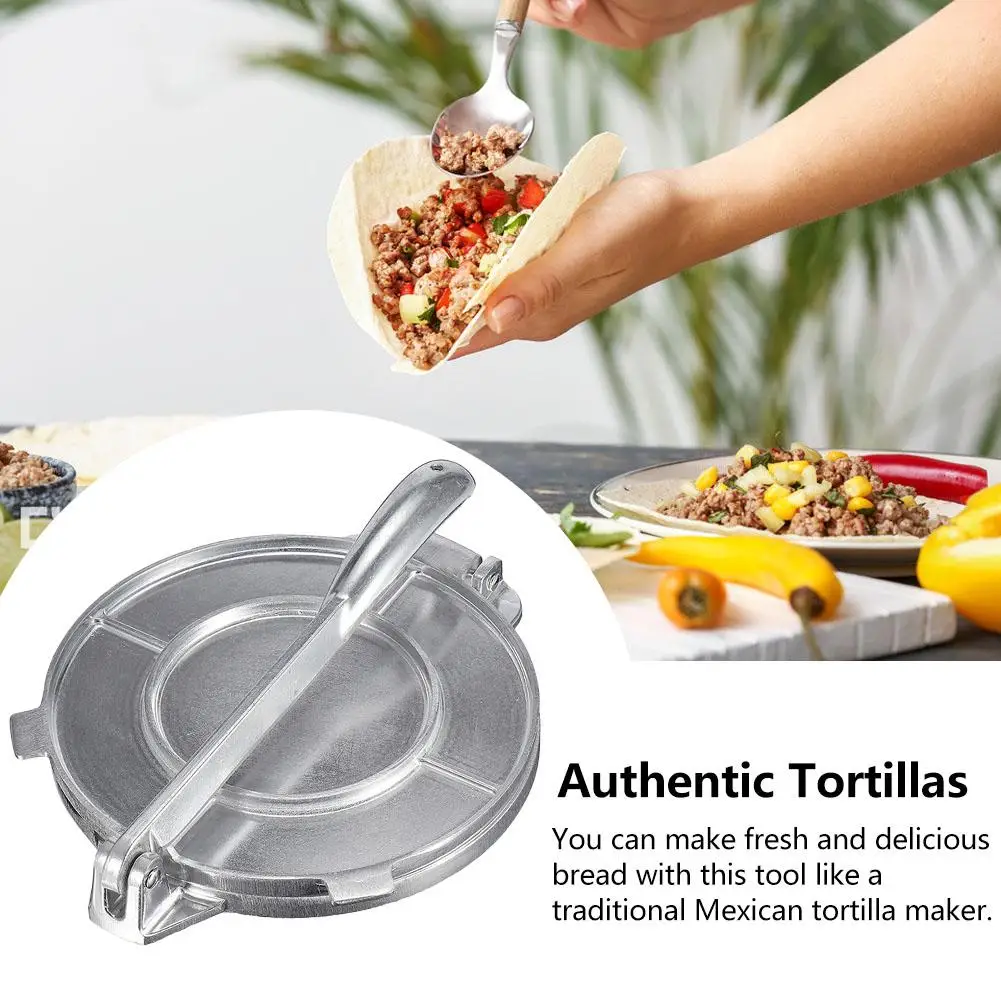 6 5 дюймов Tortilla Maker пресс Pan Heavy ресторанный коммерческий алюминиевый Pie