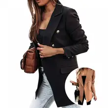 Popular Suits Jacket Long Sleeve Women Classic Buttons Suits Coat  Office Lady Blazer    Suits Coat