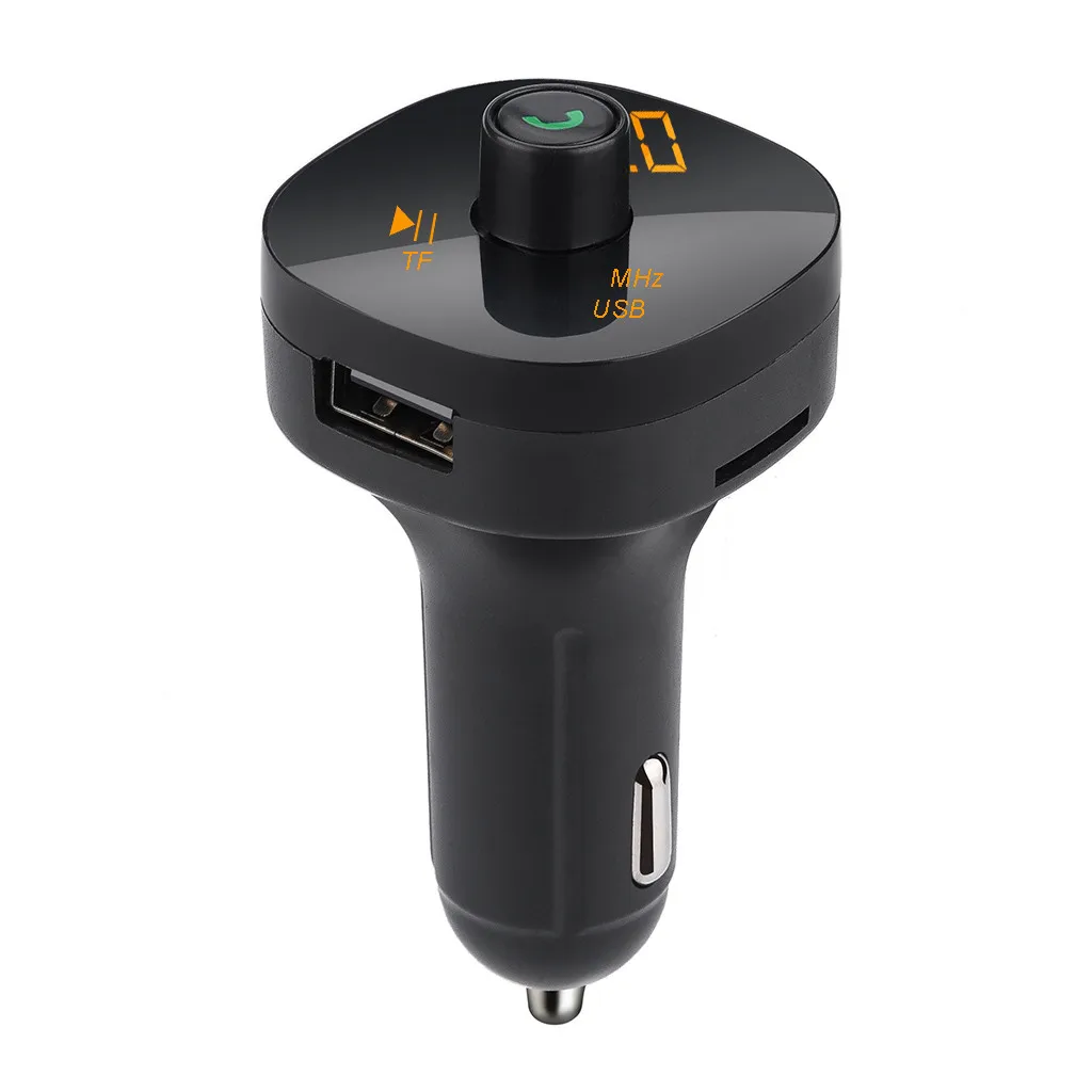 Автомобильное зарядное устройство для телефона 1 USB прикуриватель автомобильное зарядное устройство Поддержка TF для IPhone Xiaomi samsung зарядное устройство для мобильного телефона s
