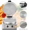 220v 3KW Pancake Maker Machine Double Heating Frying Machine Stainless Steel Fryer Yunlinli Round Non-stick Coating,energy Saver 2