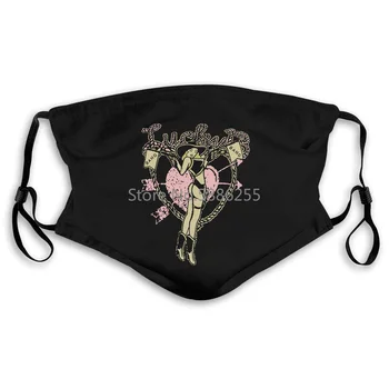 

Lucky 13 Juniors Must Bang Sally Heart Arrows Scoop Neck Rock Roll For Harajuku Men's Women's Mouth Mask Filter