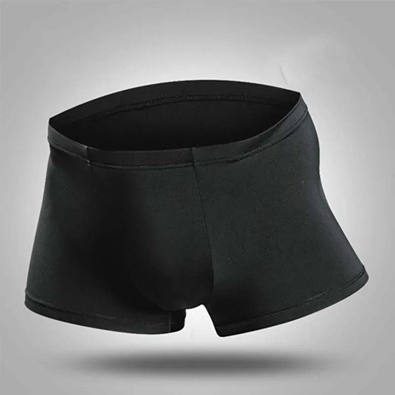 Offre speciale hommes sous-vectements слипы d' et hommes слипы ледяной прозрачный хвост basse сексуальные кюлоты Gay sans кутюр en soi - Цвет: Черный