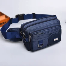 Новое поступление холщовые Мужские поясные сумки высокого качества сумки-мессенджеры многофункциональные мужские s поясные сумки повседневные мужские дорожные сумки ремень кошелек