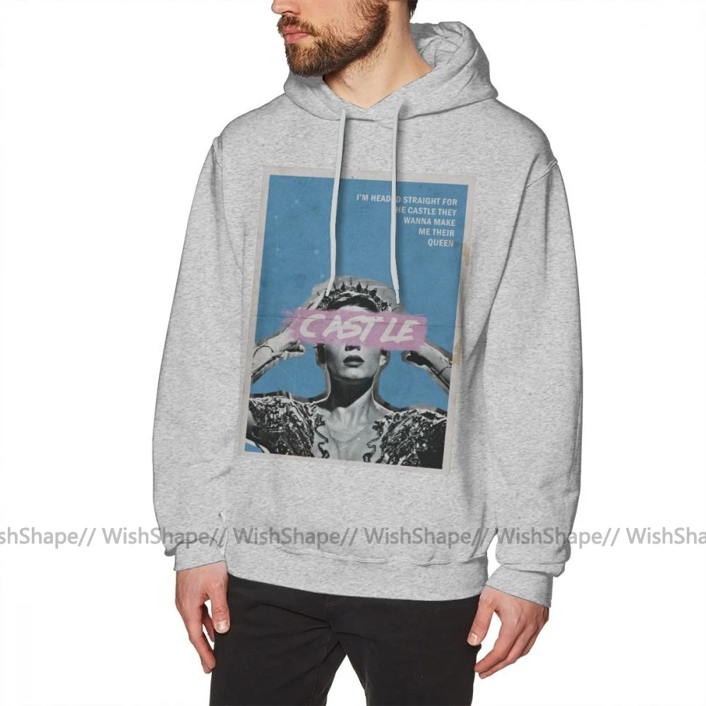 Толстовка Halsey с капюшоном толстовки замком Мужская Уличная одежда пуловер