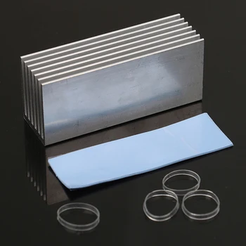

1Set Heatsink For Hard Disk M.2 NVMe SSD Heatsink Cooling Heat Dissipation Cooling Heat Cooler 70x30x22mm