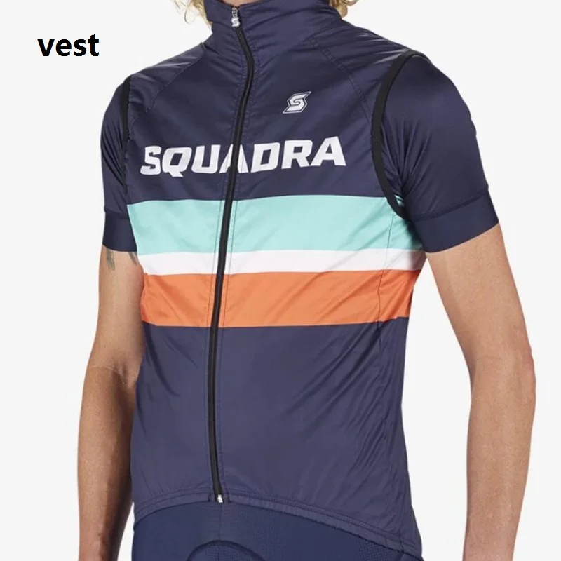vest M SPEEDSUIT MTB велосипедный костюм для мужчин короткий рукав& нагрудник шорты высокое качество одежда для езды на велосипеде гоночный костюм tuta da ciclismo - Цвет: vest