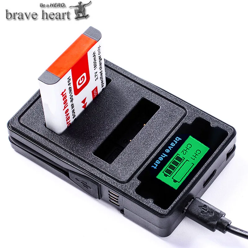 2x bateria NP BG1 FG1 NP-BG1 батарея+ LCD Dual charger для SONY DSC-H3 ...