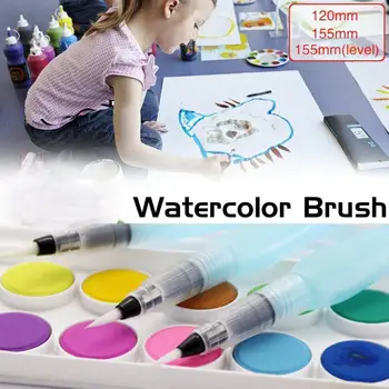 

Large water brush paint brush lms Waterbrush Water Watercolor Pen Brush Tank Calligraphy V7M1