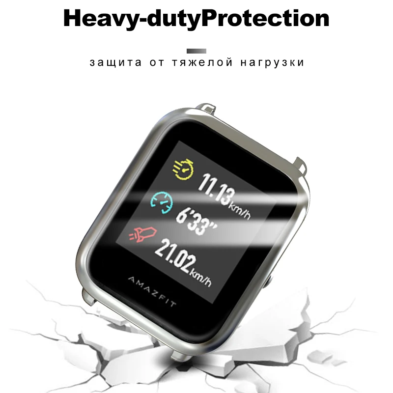 IONCT чехол из ТПУ Для Xiaomi Amazfit Bip чехол для часов Huami Amazfit bip Lite чехол s Защита для экрана