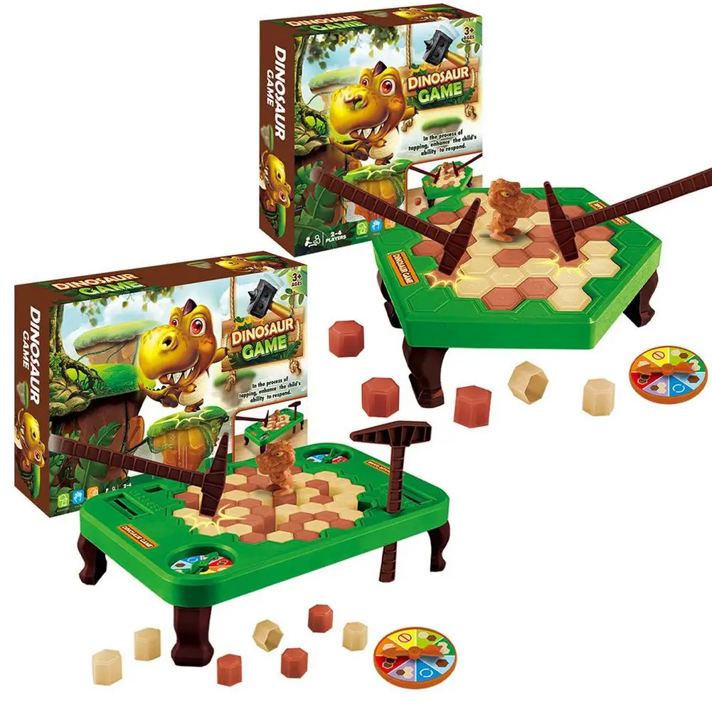 

Ловушка для динозавров, ловушка для льда, забавная настольная игра для всей семьи, детские игрушки, подарки, которые заставляют пингвина падать, потеряют эту игру на подарки