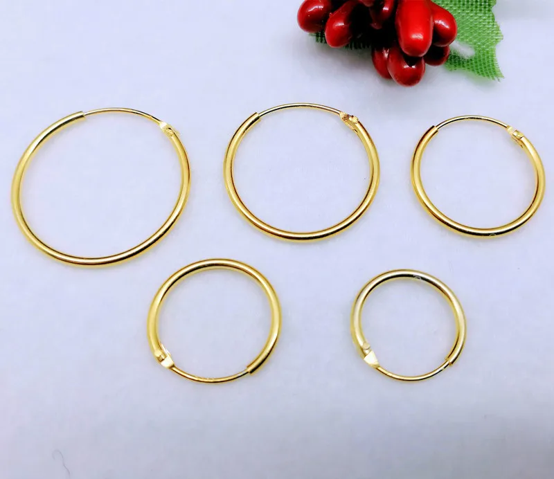Fashion 925 Sterling Silver Earrings For Women Mini Small Hoop Earrings Ear Bone Buckle Round Circle Earrings 8mm-20mm aretes 3
