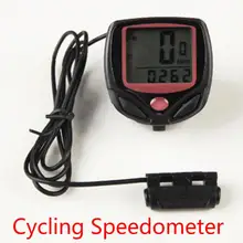 Bike Computer Cycling Computers Bicycle Speedometer Wireless Waterproof Stopwatch Odometer LCD Backlight Black Gauges
