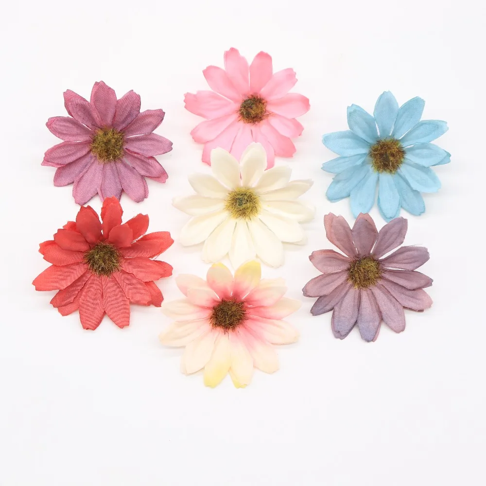 10pcs-lot-6cm-Silk-retro-daisy-artificial-flower-head-wedding-decoration-DIY-Wreath-scrapbook-craft-fake