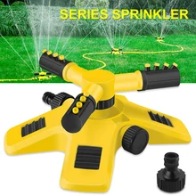 

3 Arm Garden Lawn Sprinkler 360 Degree Automatic Rotating Sprinkler Nozzle Nursery Irrigation Rotating Trigeminal System