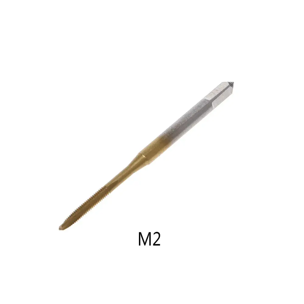 M2 M2/M2.5/M3/M3.5/M4/M5/M6 HSS Метрическая прямая флейта резьба Винт кран штекер кран - Цвет: M2
