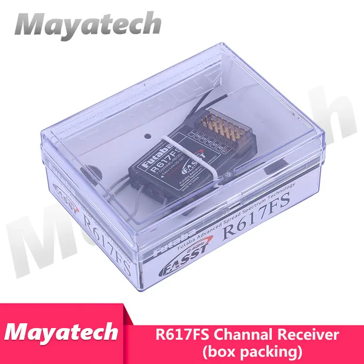 FUTABA R617FS 2,4G 7 канальный приемник FASST системы FUTABA T8FG 14SG приемник для вертолета - Цвет: R617FS with box
