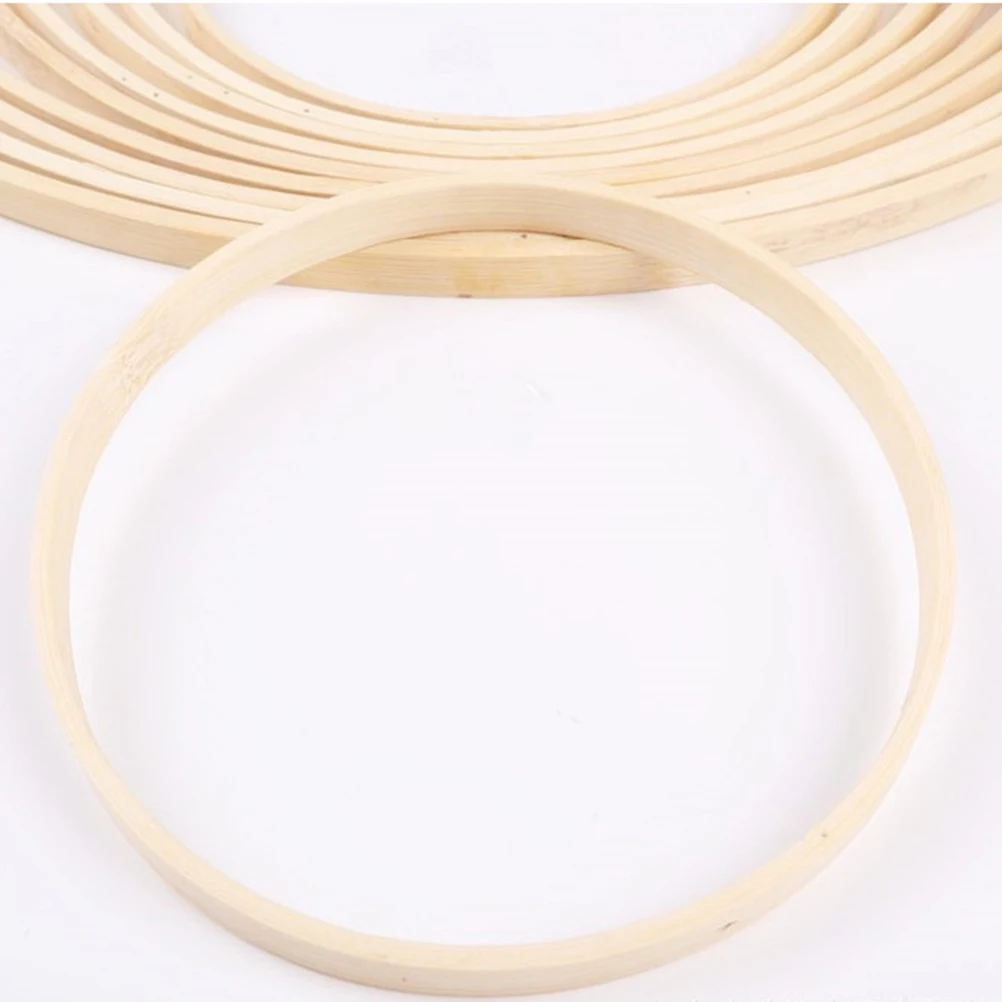 5 шт. 26 см диаметр Ловец снов кольцо круглые деревянные бамбуковые обручи инструменты для изготовления подарка «сделай сам»