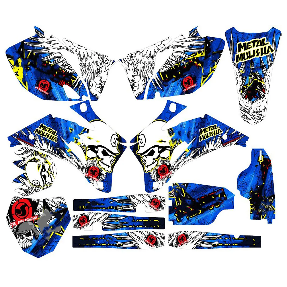 Графические наклейки для мотокросса 3 м Фоновые наборы yamaha YZF250 YZF450 2006 2007 2008 2009 YZ250F
