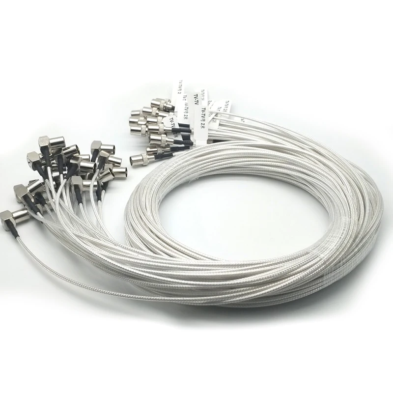 RG316 SMA кабель высокотемпературный коаксиальный кабель, SMA штекер SMA, прямой угол штекер, 1 м