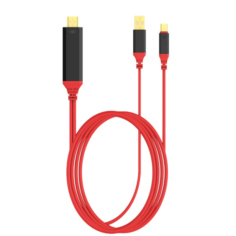 2M HD 4K USB 3,1 type-C к HDTV HDMI AV Кабель-адаптер для MacBook ///Pro IMac Pro USB C к кабель HDMI