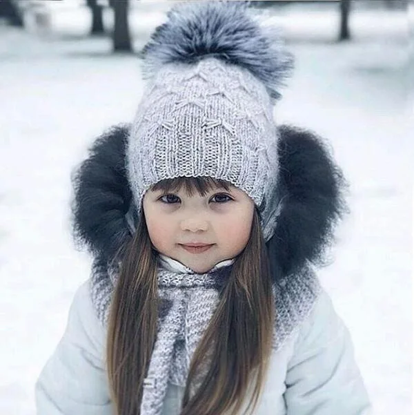 Новинка 2019 года сезон осень зима хлопковый головной убор для малышей из мохера