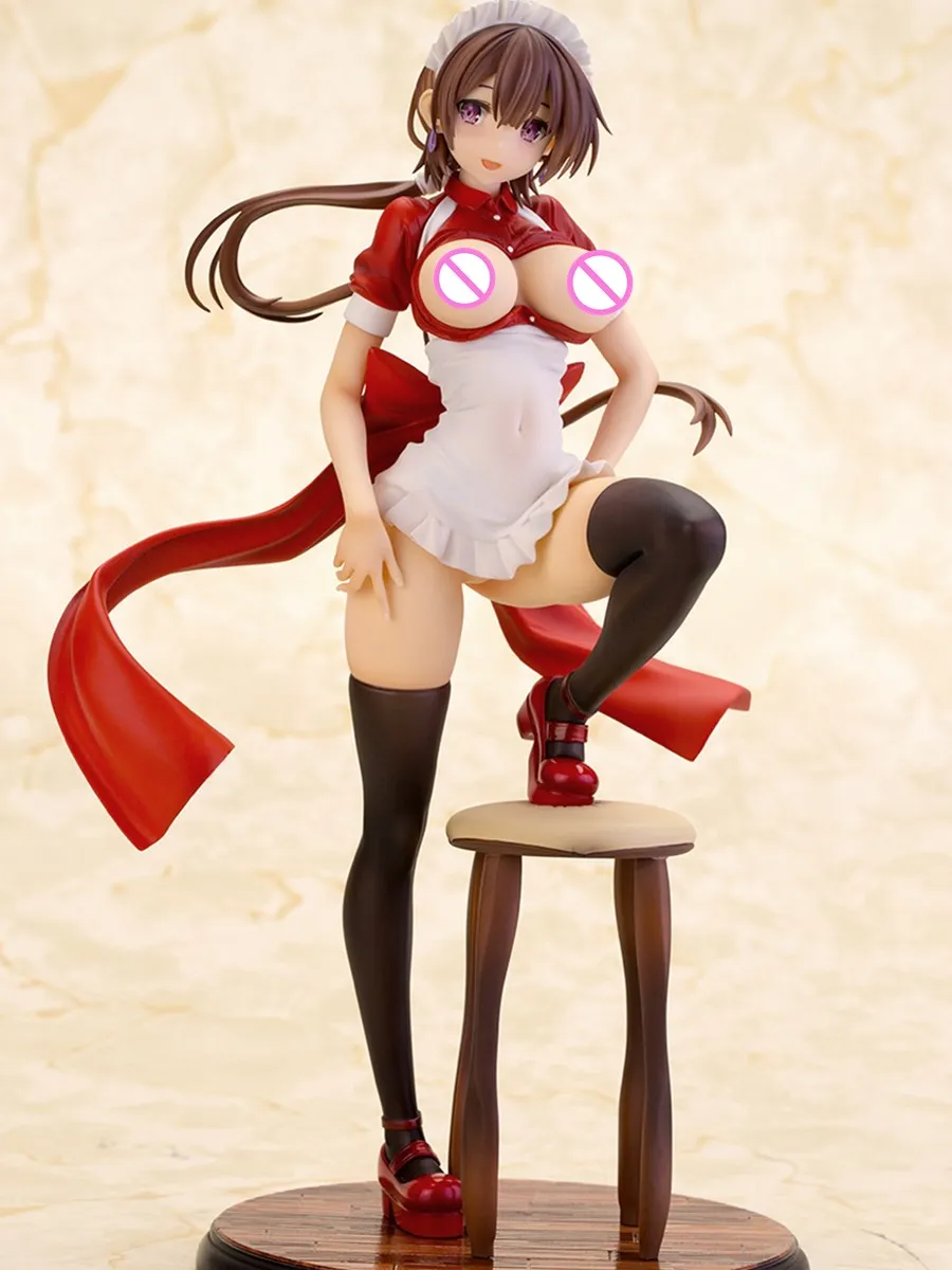 

Anime Sexy Beautiful Maid Girl Adult Dolls Big Chest PVC Home Decor Art Crafts Action Figures Collectible Model Christmas Toy