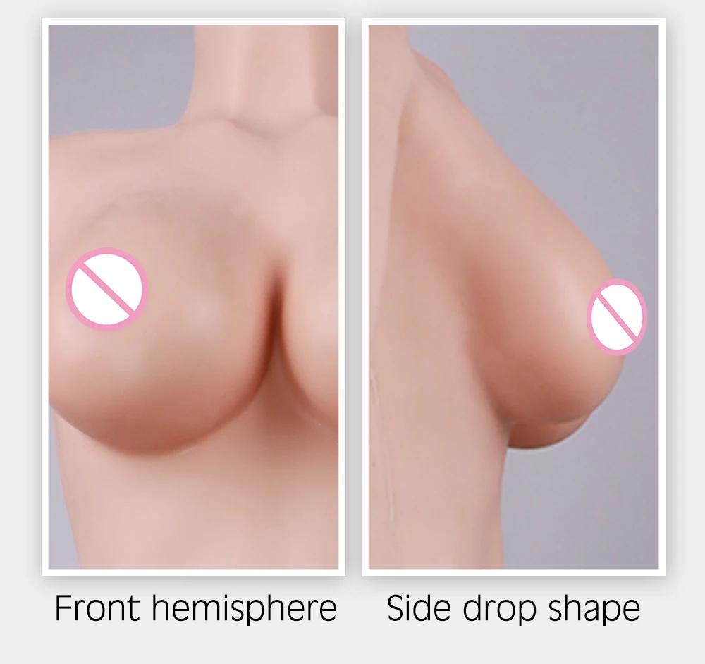 Eyung Realistic Full Body Silicone Bodysuit Crossdresser Drag Queen Costume Silicone Breast Forms Fake Boobs Zentai Suit (8)