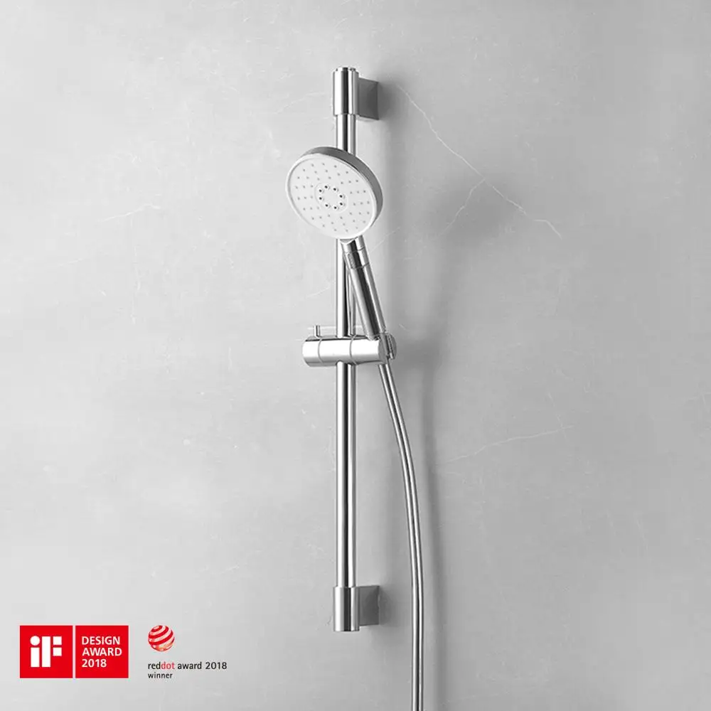 Xiaomi Mijia Diiib ручная душевая головка набор 360 градусов отверстие для воды душ длинный шланг для ванной комнаты - Цвет: A set of White
