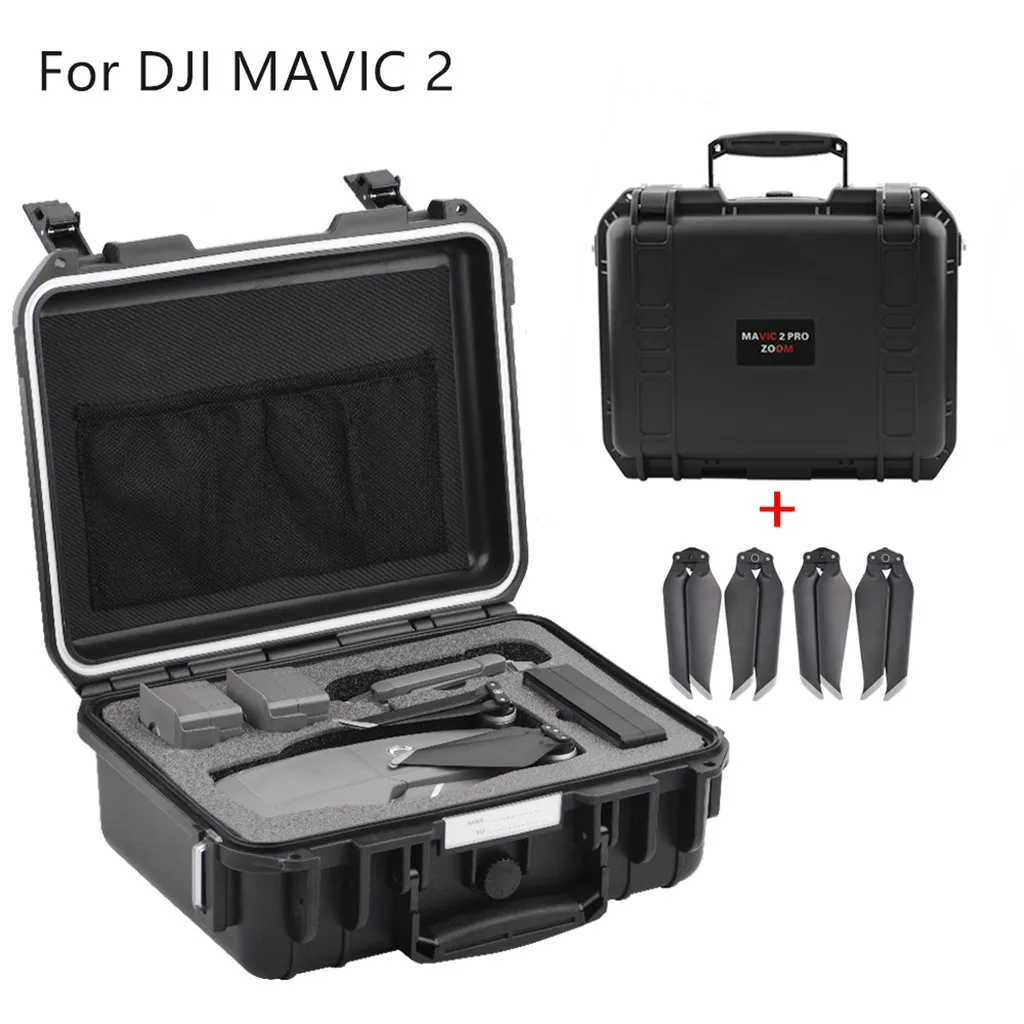 OMESHIN для DJI Mavic 2 водонепроницаемый портативный жесткий чехол сумка для хранения Чемодан пропеллер двойная губка решетка защита 719#2