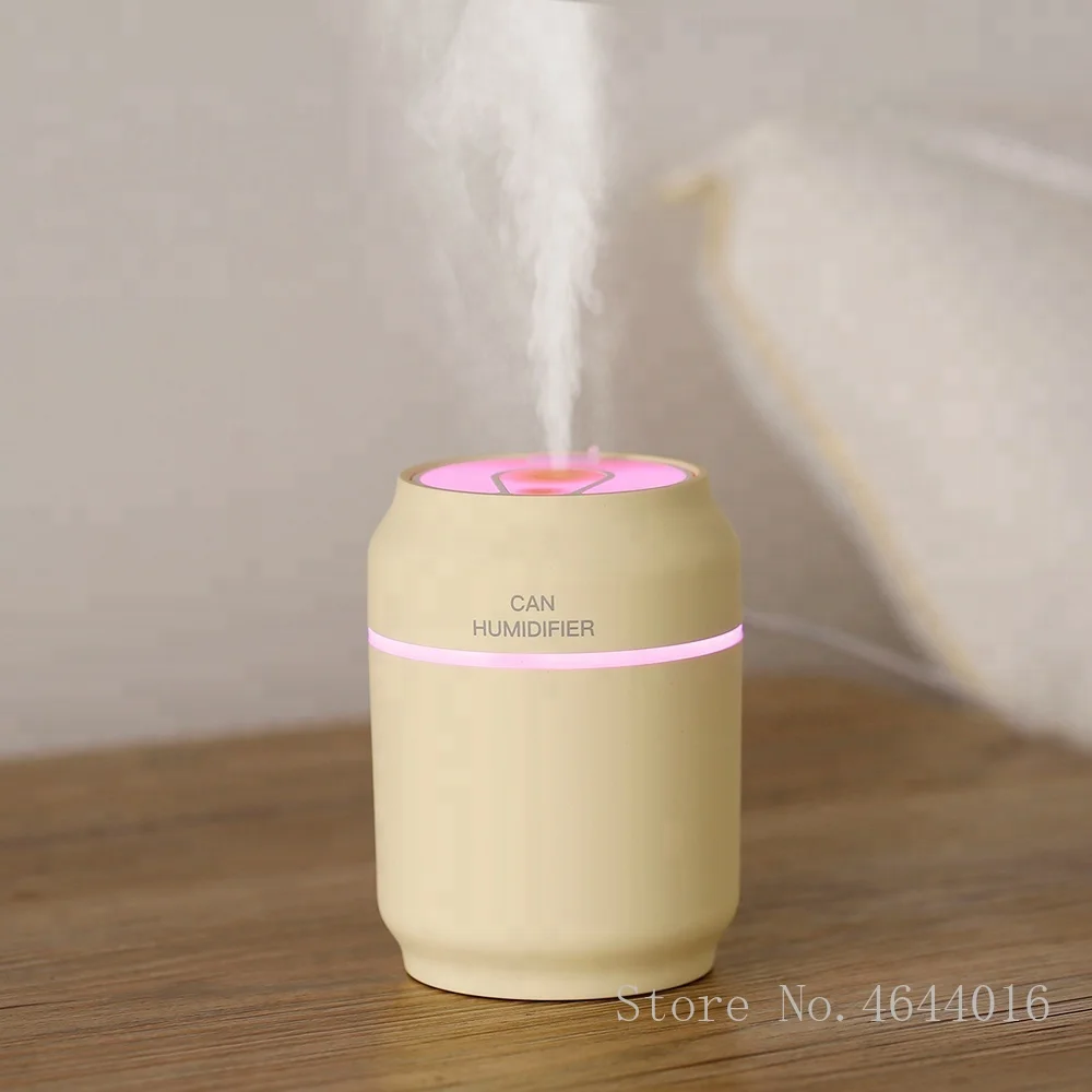

20ml 3 in 1 Air Humidifier with USB Fan Led Night Light Ultrasonic Essential Oil Diffuser for Home Office Car Aroma Diffuser
