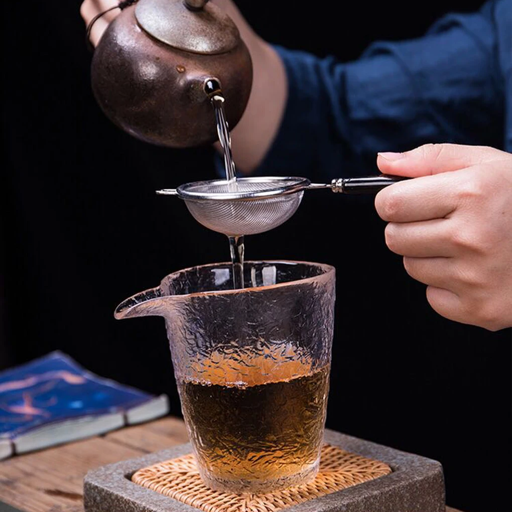 Tea Infuser Tea Strainer Tea Filter Long Handle Reusable Stainless Steel Loose Leaf Herb Cooking Drinkware Bar Accessories