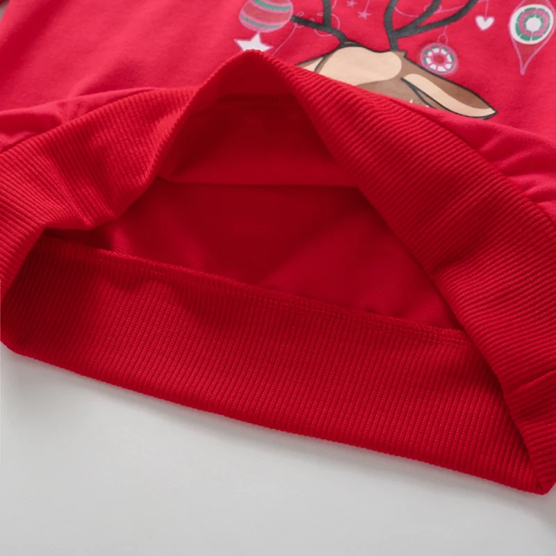5-9T Autumn Kids Baby Girl Boy Sweatshirts Christmas Cartoon Print Sweatshirts Casual Toddler Coat Long Sleeve Outerwear