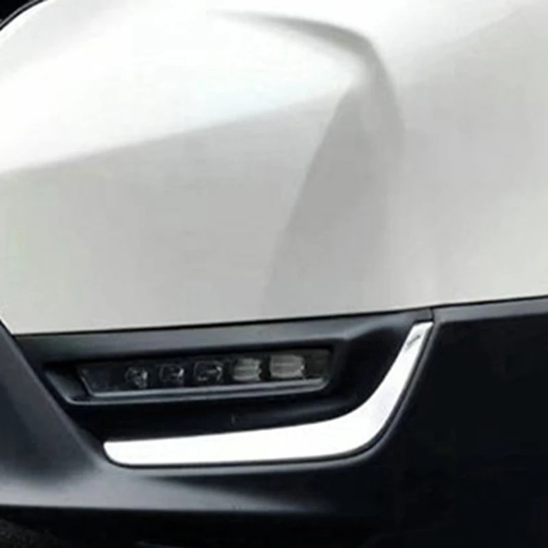 Для Honda CRV- передняя противотуманная фара для бровей противотуманная фара накладка передняя противотуманная фара полоса Блестки наклейка украшение