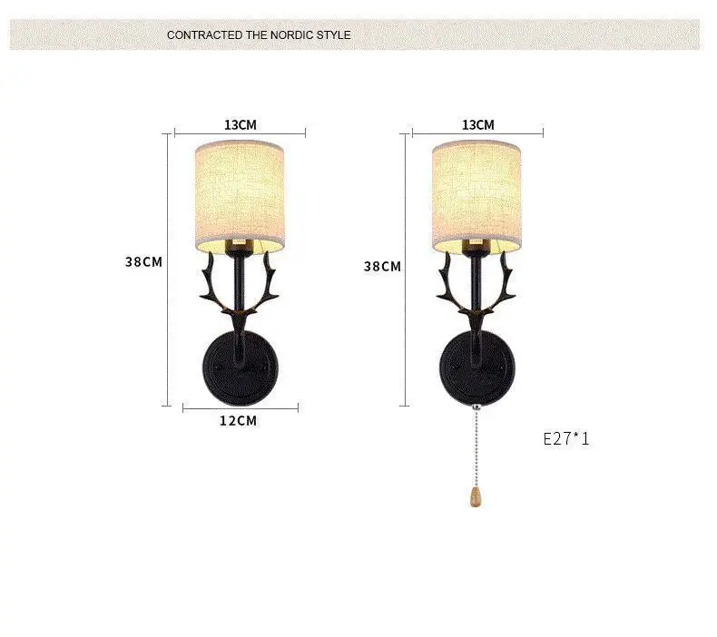Винтажный светильник Lampe Murale Arandela Para Parede светодиодный светильник Lampara De Interior Aplique Luz Pared настенный светильник для спальни