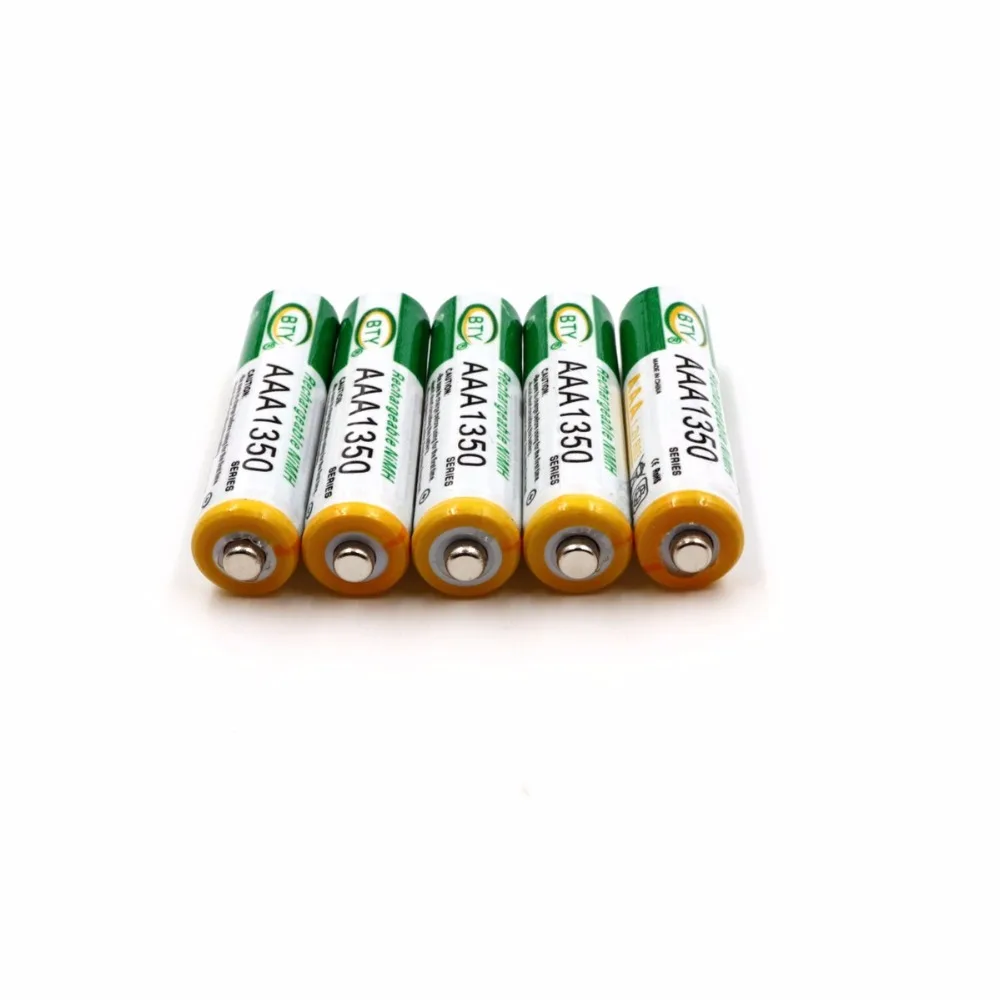 Лот 1800mAh Ni-MH AAA 1350 батареи 1,2 V перезаряжаемые батареи Ni-MH батареи для камеры, игрушки светодиодный фонарь