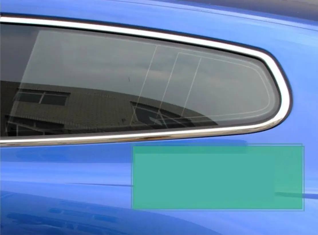 Нержавеющая сталь внешняя крышка подоконника для Volkswagen Scirocco 2008-2010 2011 2012 2013 стайлинга автомобилей