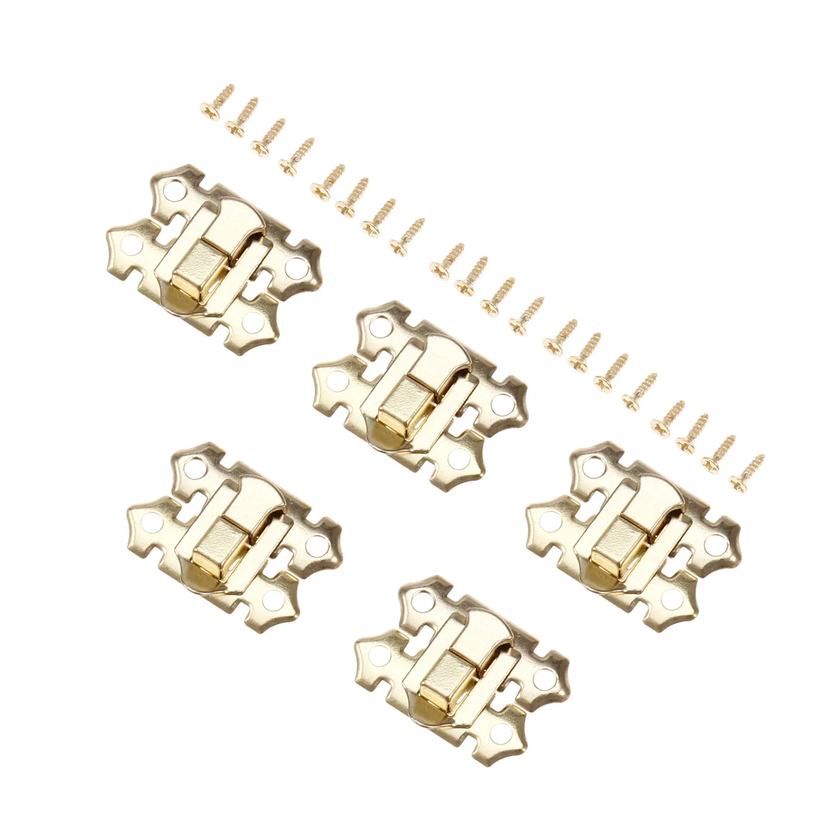 10Pcs 33*25mm Chest Hasp Latch Chinese Style Jewelry Wine Wooden Box Clasp Lock 