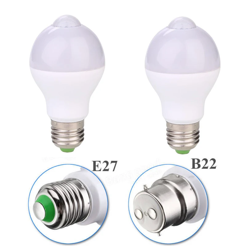 E27 14LEDs Bulb Lamp Infrared Motion Sensor Light Control Hallway Stair