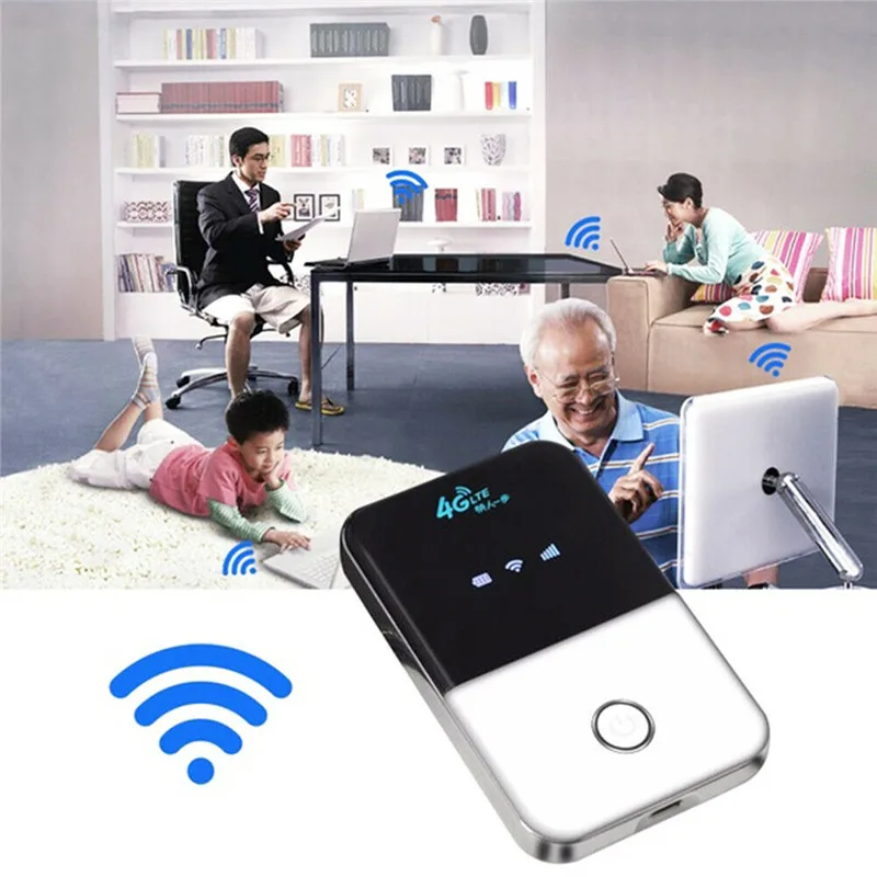 Разблокированный 4G LTE мобильный широкополосный WiFi беспроводной маршрутизатор портативная MIFI точка доступа
