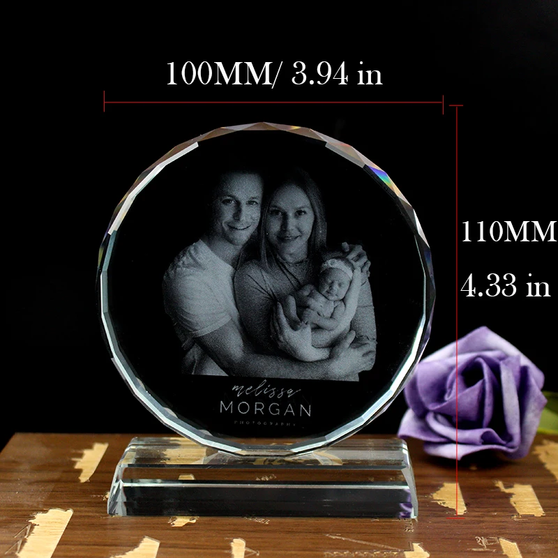 Bezpłatne dostosowane szkło kryształowe koło kształt ramka na zdjęcia spersonalizowany obraz Album fotograficzny prezenty urodzinowe dla dziewczynek do dekoracji domu 5 Bezpłatne dostosowane szkło kryształowe koło kształt ramka na zdjęcia spersonalizowany obraz Album fotograficzny prezenty urodzinowe dla dziewczynek do dekoracji domu 5