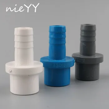 

4Pcs 20Mm to 8/10/12/16 mm Hose Connector Quick Connector Hard Tube Plastic Pagoda Joint Pvc Pipe Adapter For Garden Irrigation