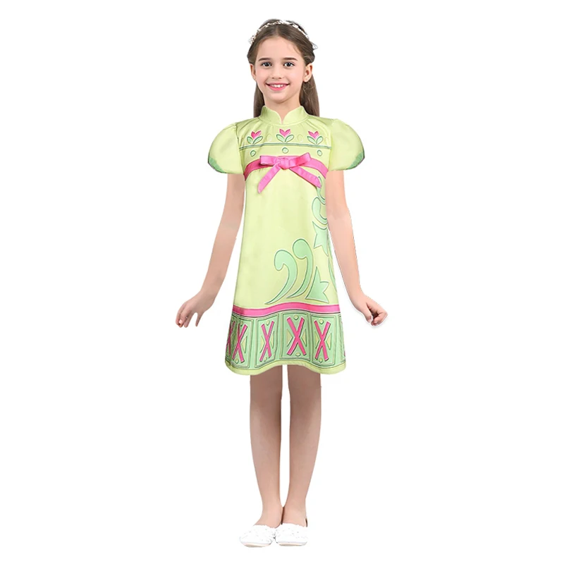 Платье для девочек Сезон осень Модель 2020 года Cheongsam Рождественские детские