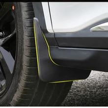 Для автомобиля-Стайлинг Брызговики hyundai Kona аксессуары Брызговики крыло автомобиля Стайлинг стикер черный 4 шт