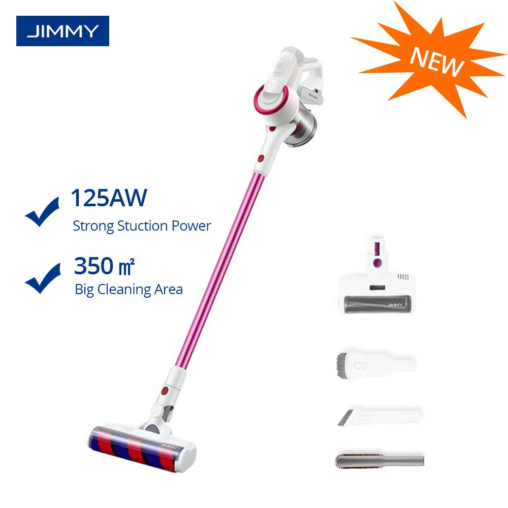 

[Free Duty] JIMMY JV53 Handheld Cordless 425W Vacuum Cleaner 125AW 20kPa effective suction power VS JV51Dust Collector