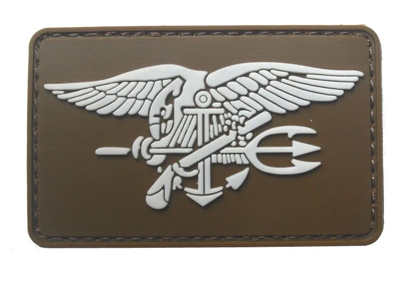USMC Size 5x8 cm PVC Американский, американский, морской корпус, USMC, ВМС, уплотнения, 6 команд, трезубец, нашивка, спецназ, Devgru, страйкбол, тактическая, Боевая, нашивка, значок - Цвет: USMC Size 5x8 cm PVC