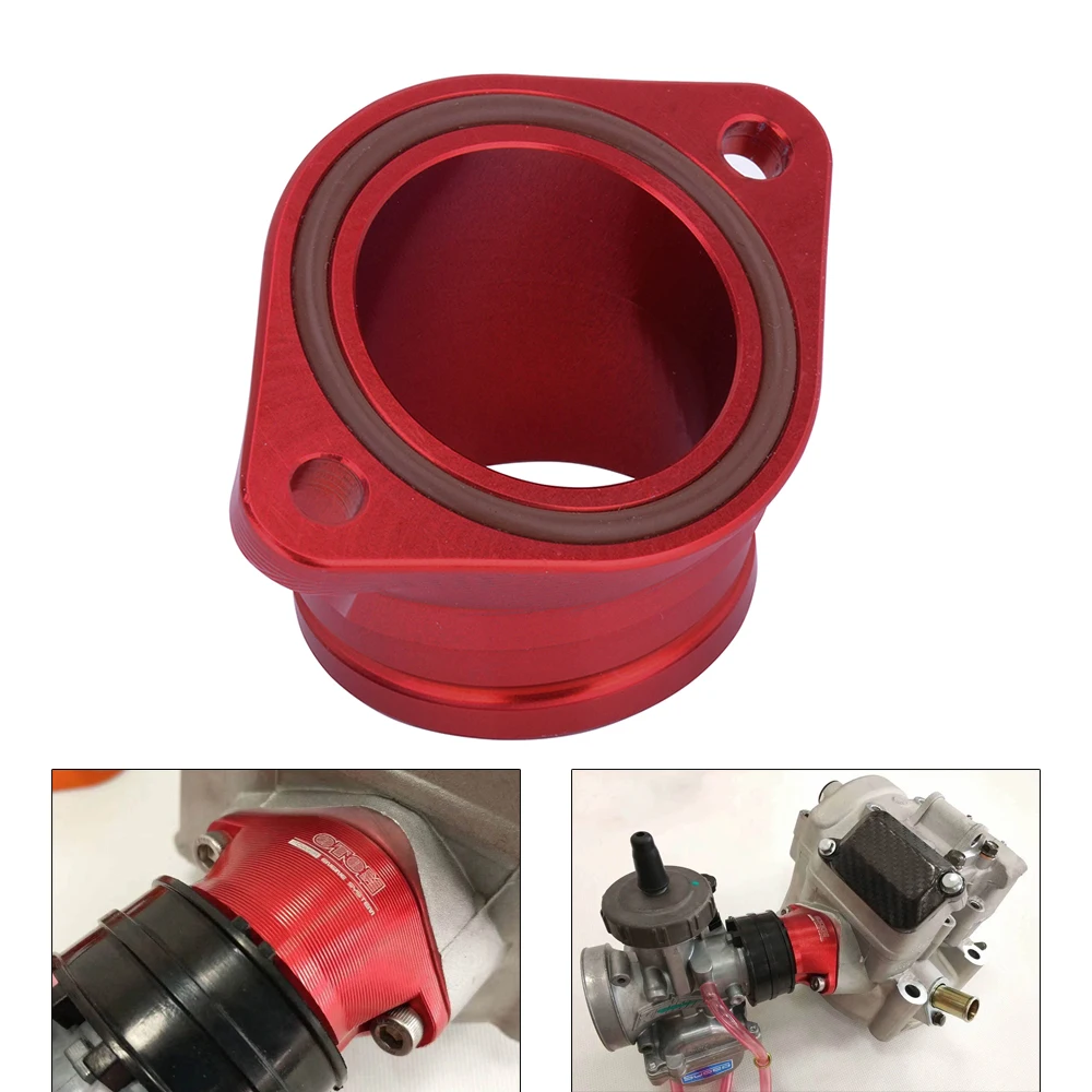 Motorcycle CNC Aluminum Carburetor Intake Manifold Pipe Motocross O-ring For ZONGSHENG NC250 NC450 NC 250 450 |