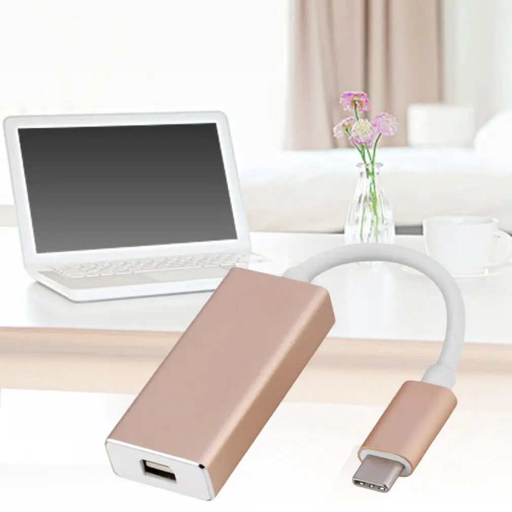 4K 60Hz 3 Usb-C для отображения порта конвертер Мини Размер Dp type-C адаптер для Macbook/Macbook Pro/Macbook Air для отображения порта