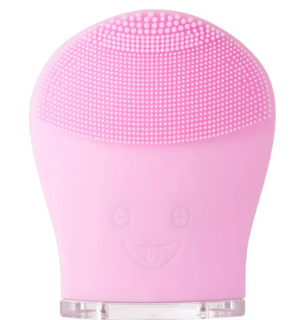 Pink Щетка для мытья USB Электрический триммер Мягкий Глубокий удаление роговой очищение кожи от угрей водостойкая щетка для очищения лица Trush - Цвет: Pink